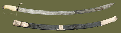  War of 1812 officer’s saber and scabbard which belonged to Gabriel Jones Floyd.