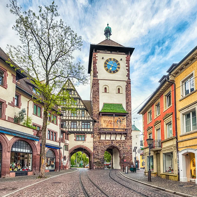 German historic town of Freiburg
