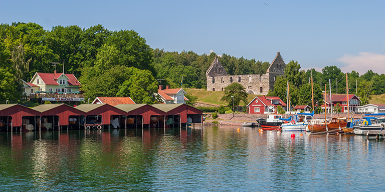 The island of Visingso, Sweden